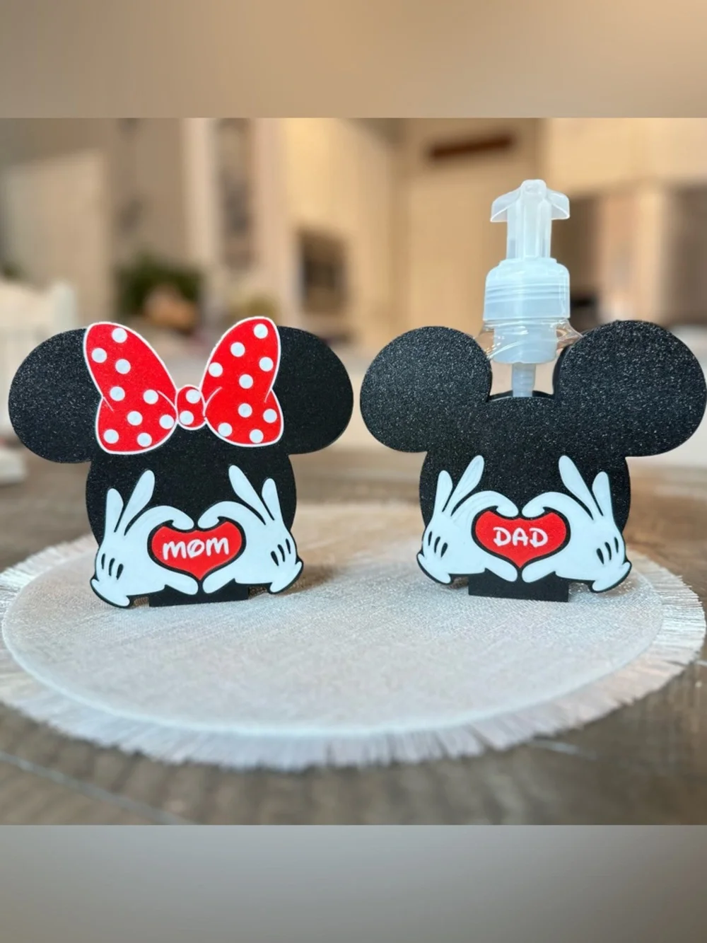 Disney Minnie and Mickey Mouse Soap Holder Bundle for Bath and Body Works